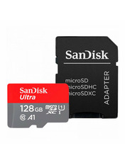 Карта пам'яті SanDisk Ultra microSDXC 128GB Class 10 UHS-I + SD-adapter + Reader (SDSQUAB-128G-GN6MA) Так Class 10 UHS-I 128 ГБ