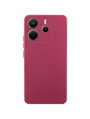 Чохол GETMAN Liquid Silk для Xiaomi Redmi Note 14 4G Marsala