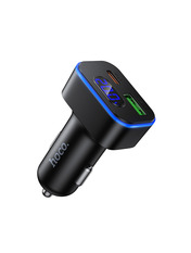 Автомобільний зарядний пристрій Hoco Z63B Barry 48W Black Відсутній 1 USB-A + 1 USB-C 1 USB-A + 1 USB-C Black (6942007666244)