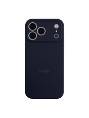 Чохол Silicone Case Full Size with Frame для Apple iPhone 18 Pro Dark Blue Dark Blue (6937510248)
