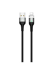 Кабель синхронізації Usams U28 USB to Lightning 12W 1m Light Grey