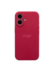 Чохол Silicone Case Full Size with Frame для Apple iPhone 16 Rose Red Rose Red (6941280375)