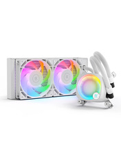 Процесорний охолоджувач EKWB EK-Nucleus AIO CR240 Lux D-RGB (3831109897843) White