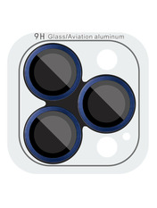 Захисне скло інше Metal Classic для Apple iPhone 15 Pro (6.1") / 15 Pro Max (6.7") Глянсова BOX глянсове Dark Blue