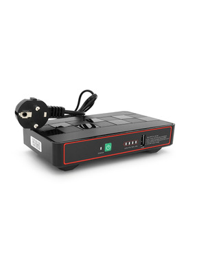 ДБЖ для роутера Green Wave Ecoputer P60W 2xDC+USB OUT 24W 12000Ah Li-Pol 1x5V/2x12V Black (GWUPS-60W-12000)