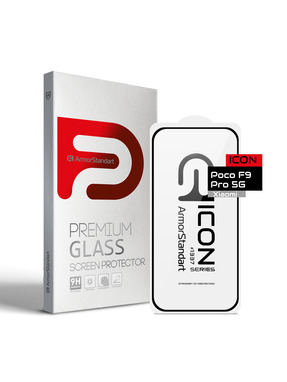 Захисне скло ArmorStandart Icon для Xiaomi Poco F9 Pro 5G глянсове (ARM92745) Black