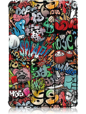 Чохол BeCover Smart Case Samsung Galaxy Tab S10 FE (SM-X520/SM-X526) Graffiti Різнобарвний Graffiti (713285)