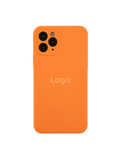 Чохол Silicone Case Square Full Camera для Apple iPhone 11 Pro Max Apricot Apricot (6913572840)