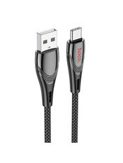 Кабель синхронізації Hoco U133 Monte USB to Type-C 1,2m Black