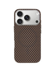 Чохол KVZV Triangular Pattern with Magnetic Fit для Apple iPhone 17 Pro Khaki Khaki (6938517204)
