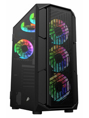 Корпус 1stPlayer XF-BK-4F7 Midi-Tower Black (XF-BK-4F7)