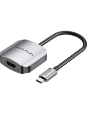 Відео адаптер Vention HDMI (F) to Type-C (M) Відсутня Black
