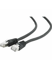 Мережевий патч-корд Cablexpert Cat.6a FTP Black Чорний 5 5m Black (PP6A-LSZHCU-BK-5M)