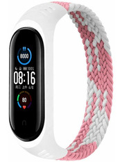 BeCover Elastic Nylon Style Mi Band 5/6/7 Рожевий Pink (706142)