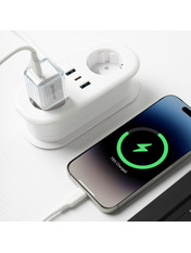 Мережевий зарядний пристрій Proove Pure GaN 1 USB-C Відсутній 30 White (1 USB-C) 30W White