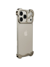 Чохол Minimalist Metal Bumper для Apple iPhone 17 Pro Titanium Gray Titanium Gray (6918247530)