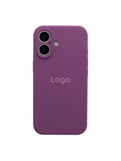 Чохол Silicone Case Full Size with Frame для Apple iPhone 16 Grape Grape (6948217503)
