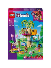 Lego Friends День народження кота та будинок на дереві 321 деталь (42666) Конструктори