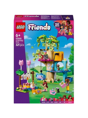 Lego Friends День народження кота та будинок на дереві 321 деталь (42666)