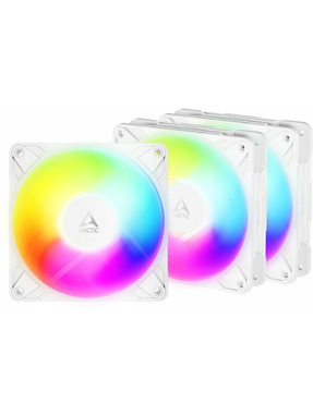 Корпусний вентилятор Arctic P12 Pro Reverse ARGB (3-Fan Pack) (ACFAN00334A) White