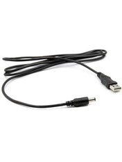 Кабель живлення PowerPlant USB 2.0 Type-A (M) to DC 5.5х2.1mm (M) 1,5m Black (CA911356)
