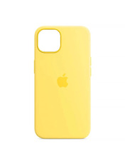 Чохол Leather Leather Case with MagSafe для Apple iPhone 13 Canary Yellow