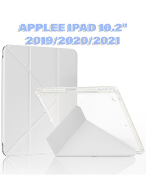 Чохол BeCover Ultra Slim Origami Transparent Apple iPad 10.2 2019/2020/2021 Gray (711099)