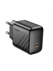 Мережевий зарядний пристрій Hoco CS24A Відсутній (1 USB-C) 25W Black