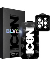 Захисне скло ArmorStandart Supreme Black Icon для Apple iPhone 15 Pro Max Black глянсове (ARM71140)