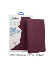 Чохол BeCover Smart Case Samsung Tab A8 10.5 2021 X200/X205 Wine Червоний Wine (707268)
