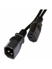 Кабель живлення Cablexpert PC-189 C13 to C14 1,8m (3x0.5mm²) Black (PC-189) 1,8
