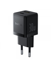 Мережевий зарядний пристрій Baseus Palm 1 USB-A + 1 USB-C Black 30 Відсутній (1 USB-A + 1 USB-C) 30W Black