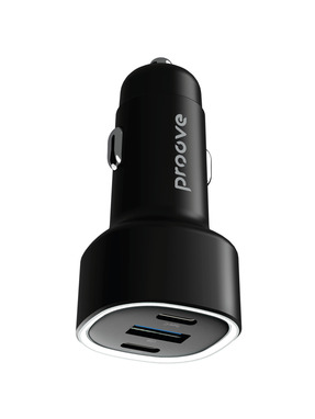 Автомобільний зарядний пристрій Proove Flash 60W 1 USB-A + 2 USB-C Black (CCFL60111201)