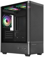 Корпус ProLogix Lumi GM-01MAB Mesh Midi-Tower Black
