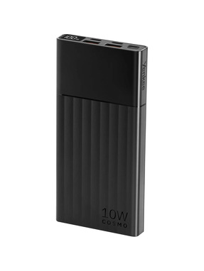 Павербанк YENKEE YPB 1031 1xUSB-C + 2xUSB-A 22,5W 10000mAh Black (37000121)