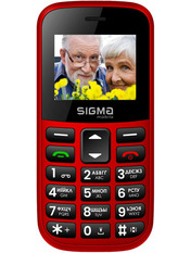 Кнопковий телефон Sigma Comfort 50 Easy Red Red (4827798585221)