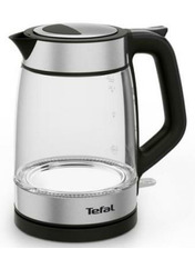 Електрочайник Tefal Glass Kettle Silver Silver (KI605B30)