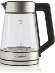Електрочайник Gorenje K17TRG Black/Silver