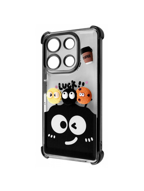 Чохол Wave Winkie для Xiaomi Redmi Note 13 Pro 4G/Poco M6 Pro 4G/Redmi Note 14s Black/Splash (6953827104)