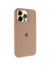 Чохол Silicone Case (AA) Logo with MagSafe для Apple iPhone 17 Pro Max Gold Gold (6938015724)