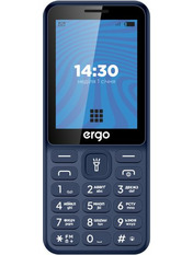 Кнопковий телефон Ergo E284 Blue