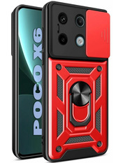 Чохол BeCover Military для Poco X6 Red