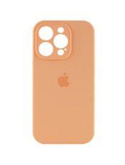 Чохол Silicone Case Full Camera Protective для Apple iPhone 12 Pro Max Cantaloupe
