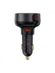 Автомобільний зарядний пристрій Baseus Enjoyment Pro U 60W 1 USB-A + 1 USB-C +кабель Type-C Black