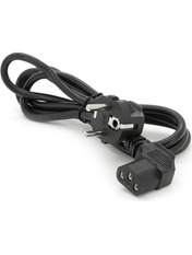 Кабель живлення Voltronic CEE 7/7 to C13 Так 1,5m (3x0.75mm²) 90° Black (PC-186A CEE7/7-C13-CCA15)