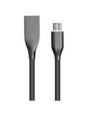 Кабель синхронізації PowerPlant USB to microUSB Black 2 2m Black (CA911233)
