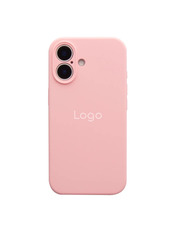 Чохол Silicone Case Full Aquarelle для iPhone 17 Pro Light Pink