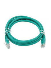 Мережевий патч-корд ATcom COPPER Cat.6 UTP Зелений Green 0.5 0,5m Green (9501)