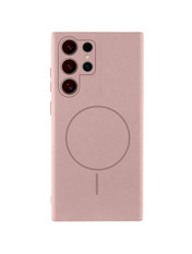 Чохол Silicone Cover Lakshmi Full Camera (AA) with Magnetic Fit для Samsung Galaxy S928 S24 Ultra Pink Sand Pink Sand (6930857124)