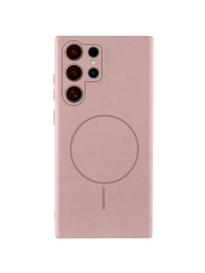 Чохол Silicone Cover Lakshmi Full Camera (AA) with Magnetic Fit для Samsung Galaxy S928 S24 Ultra Pink Sand (6930857124)